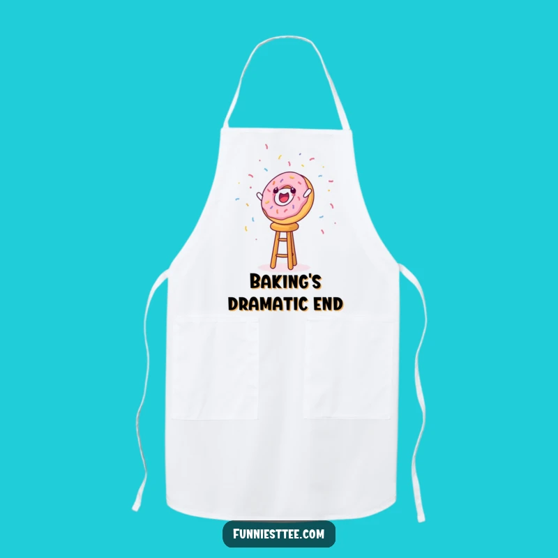 Funny Donut Fall Apron: Cook with Sweet Comedy
