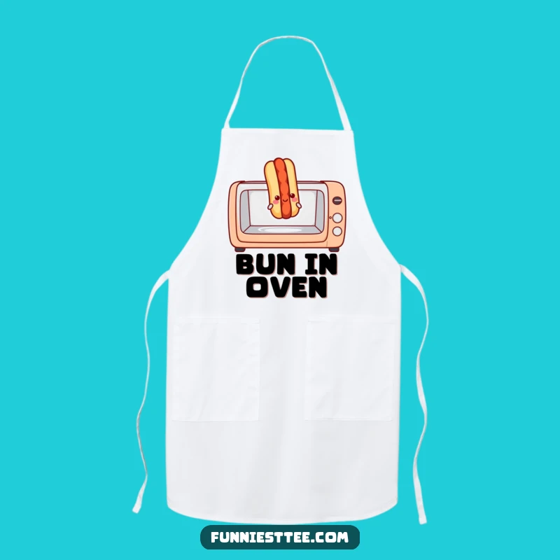 Funny Hot Dog Toaster Oven Apron - Hilarious Kitchen Essential