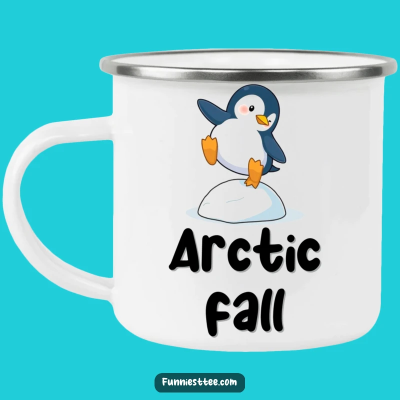 Funny Penguin Trip Camping Mug: Durable Dramatic Fall Outdoor Funny Gift