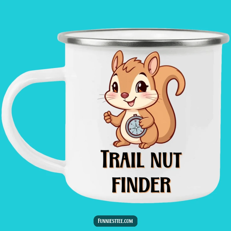 Funny Determined Squirrel Camping Mug: Fuel Your Adventure Outdoors