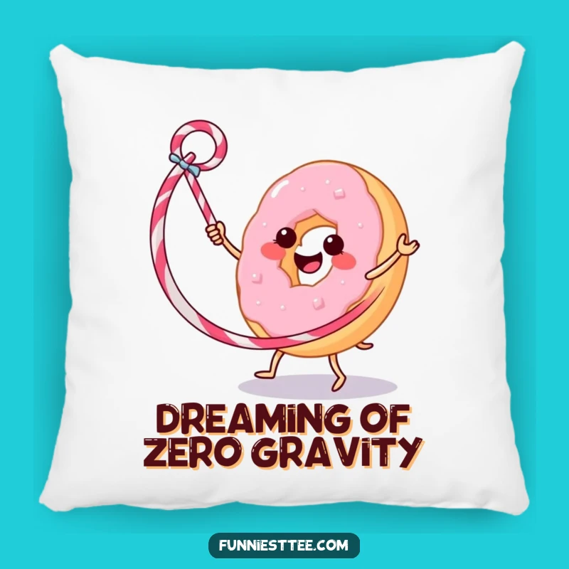 Funny Donut Hula Hoop Pillow: Cozy Humor for a Delightful Gift
