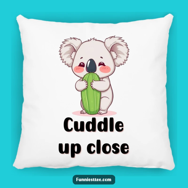 Funny Koala Cactus Hug Pillow - Cozy Comfort with a Hilarious Twist