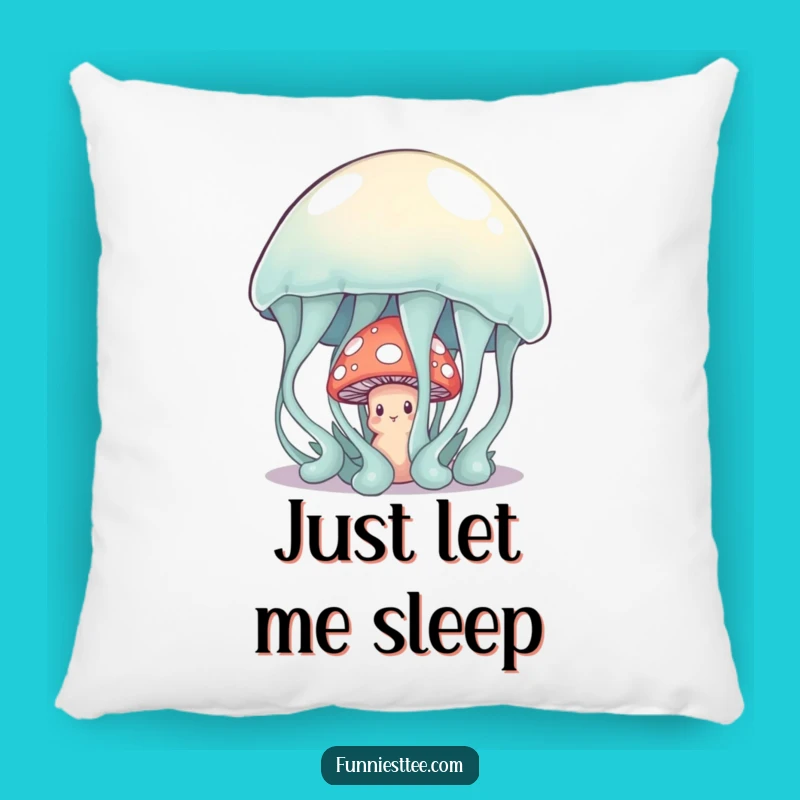 Funny Shy Mushroom Pillow: Cozy Comfort with Wobbly Jelly Fun