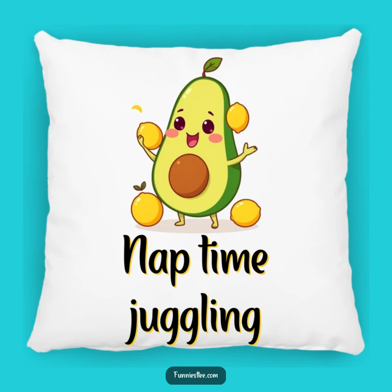 Soft Funny Avocado Juggling Pillow: Cozy Comfort with a Fruity Twist