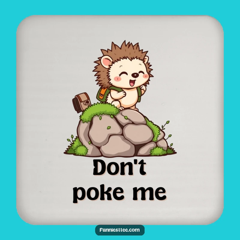 Funny Hedgehog Climb Coaster - Protect Surfaces with Grit