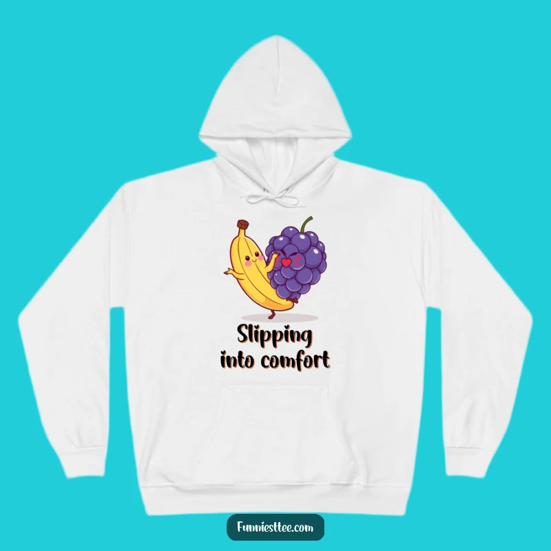 Funny Banana Grape Slip Hoodie - Comfy & Hilarious Statement Sweatshirt Gift