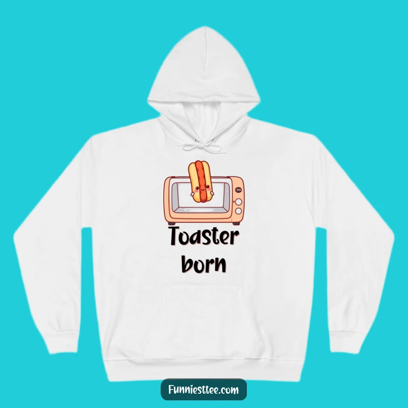 Funny Hot Dog Toaster Oven Hoodie - Cozy and Hilarious Foodie Wear