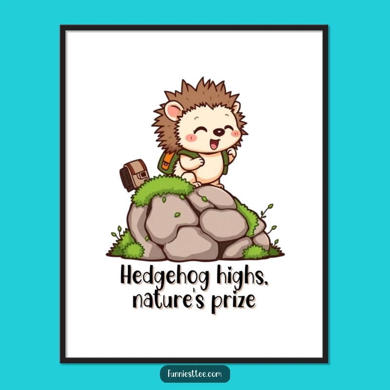 Free Printable Hedgehog Wall Art: Funny Downloadable Woodland Decor for Your Cozy Space!