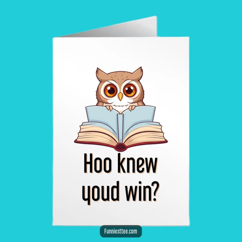 Free Printable Congrats Card: Curious Owl's Big News - Funny Downloadable Gift