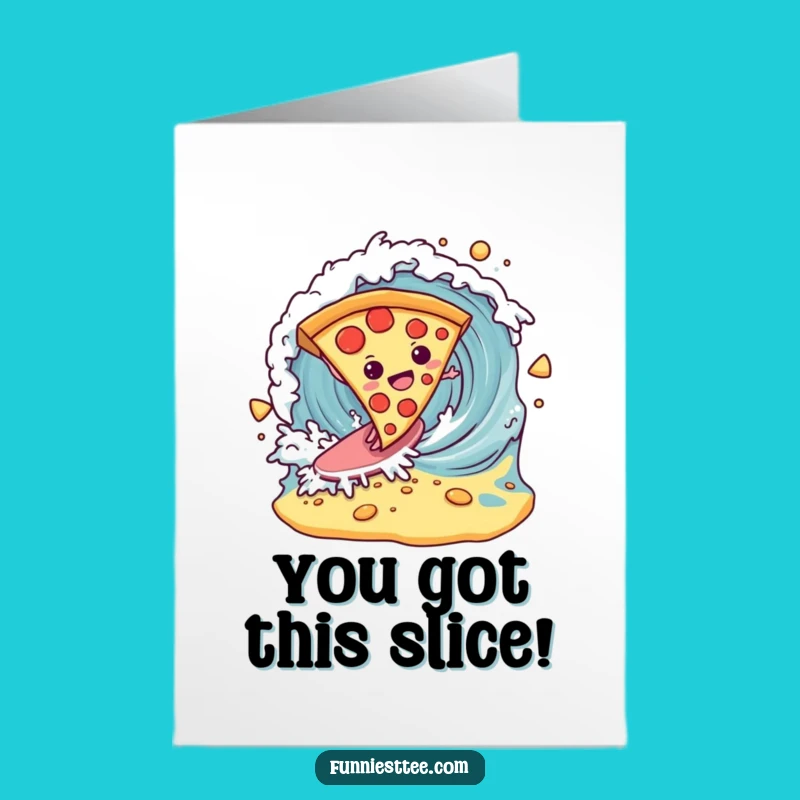 Free Printable Pizza Surfing Congrats Card - Hilarious Downloadable Gift