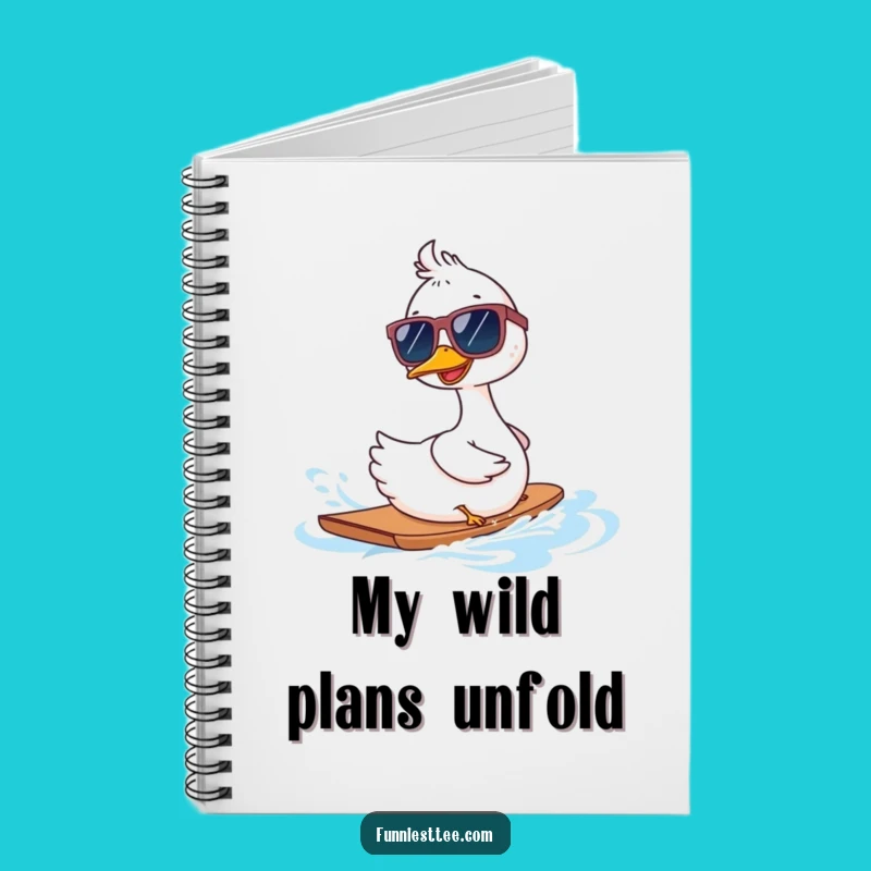 Funny Goose Sunglasses Notebook: Jot Down Adventures with Cool Art