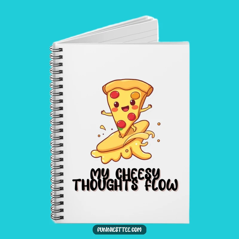 Funny Pizza Surf Notebook - Hilarious Pages for Your Ideas