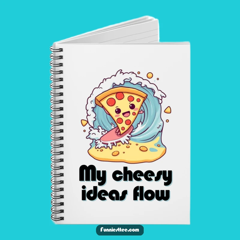 Funny Pizza Surf Notebook: Jot Down Delicious Ideas