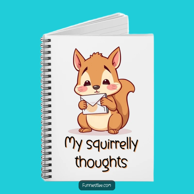 Funny Squirrel Mail Notebook: Confused Nut Journal Funny Gift