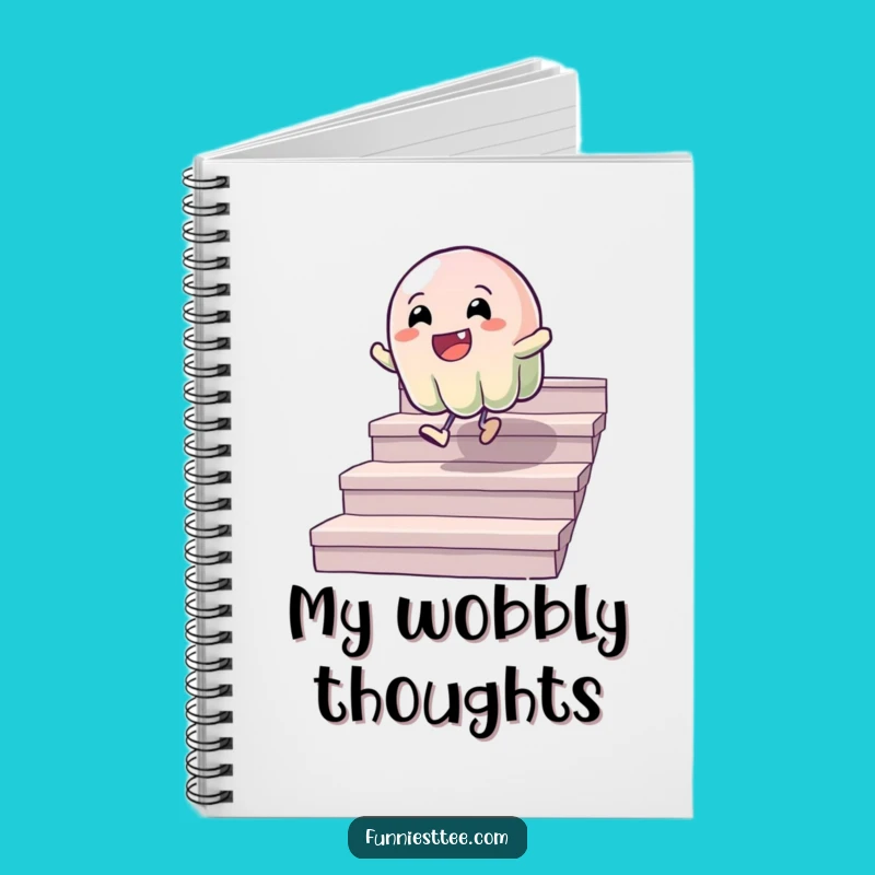 Funny Wobbly Jelly Notebook: Bounce Ideas, Cheerful Humorous Journal