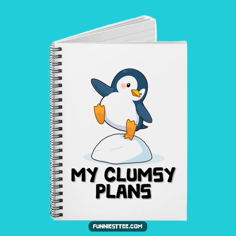 Funny Penguin Trip Notebook: Dramatic Pebble Fall Journal Funny Gift