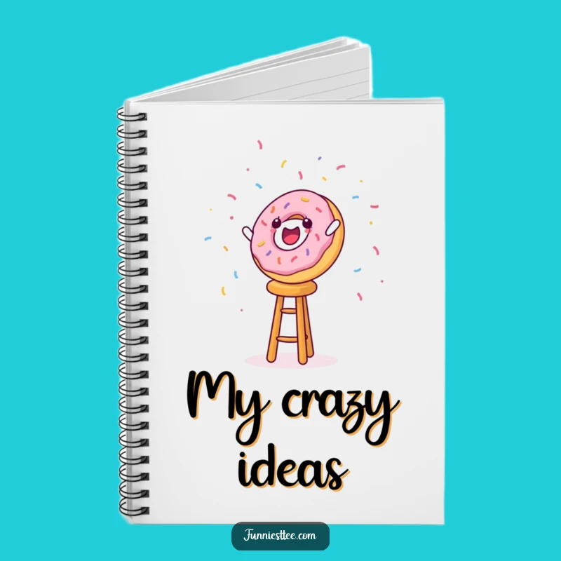 Funny Donut Fall Notebook: Jot Down Ideas with a Sprinkle of Fun