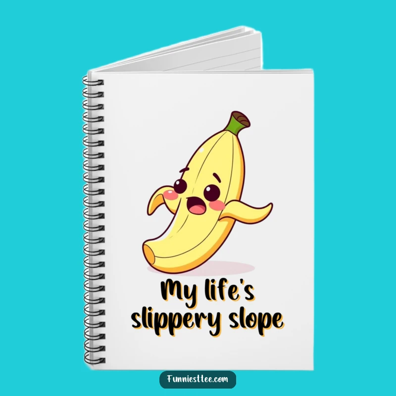 Funny Banana Peel Slip Notebook: Jot Down Jokes with a Grinning Peel!