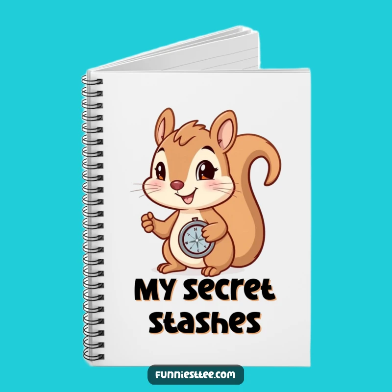 Funny Determined Squirrel Notebook: Jot Down Adventure Plans