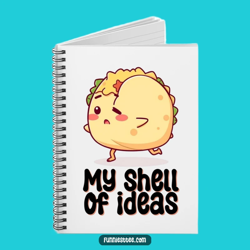 Funny Tripping Taco Notebook: Jot Down Tumbles, Ambitious Humorous Journal