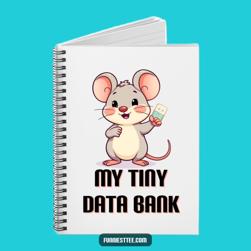 Funny Mouse Motivator Notebook - Cheerful Journal for Ideas & Notes