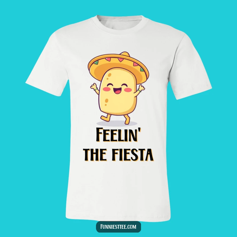 Funny Giggling Taco T-Shirt: Wear Your Fiesta Spirit with Joyful Humor
