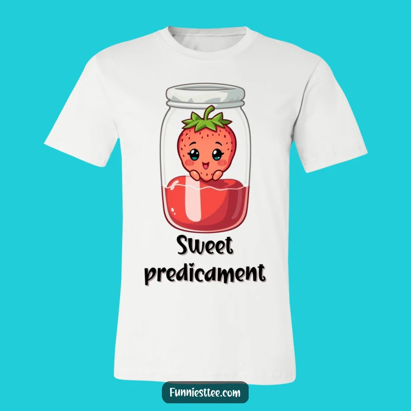 Funny Strawberry Jam T-Shirt: Wear Your Sweet Surprise!