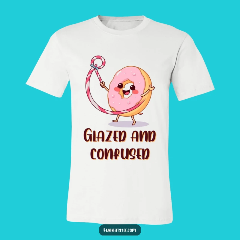 Funny Donut Hula Hoop T-Shirt: Hilarious Apparel for a Whimsical Gift