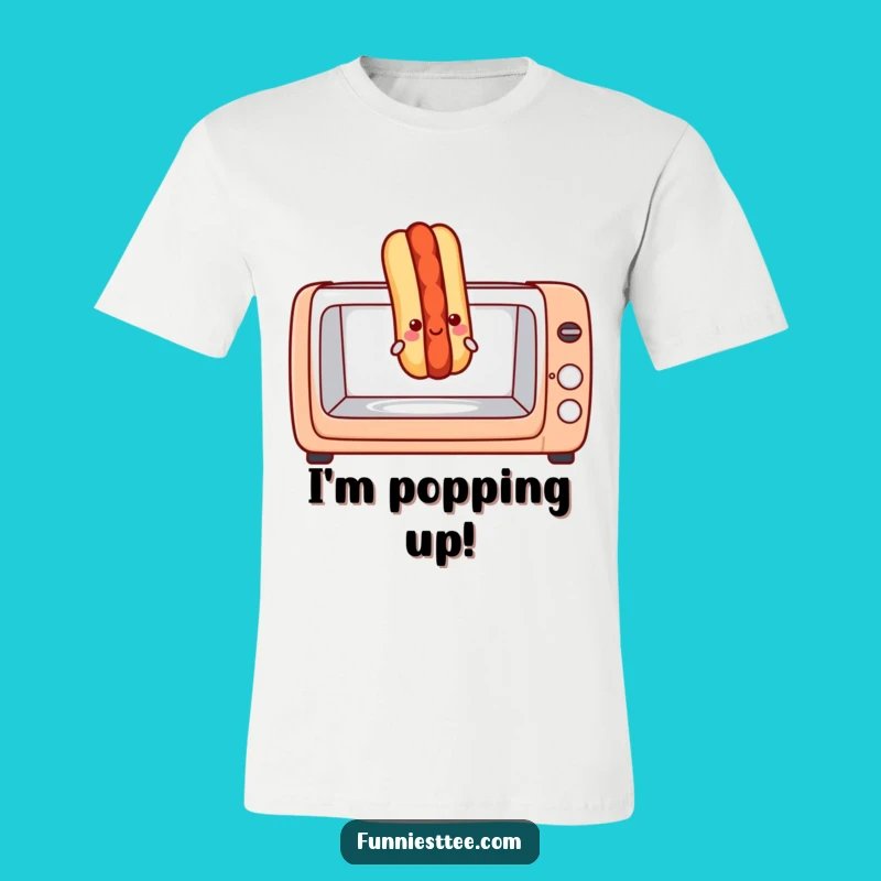 Funny Hot Dog Toaster Oven T-Shirt - Hilarious Foodie Apparel