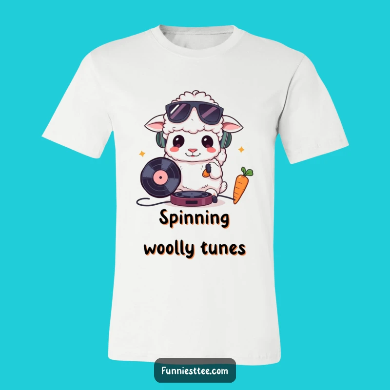 Funny DJ Sheep T-Shirt - Cool and Hilarious Music Apparel